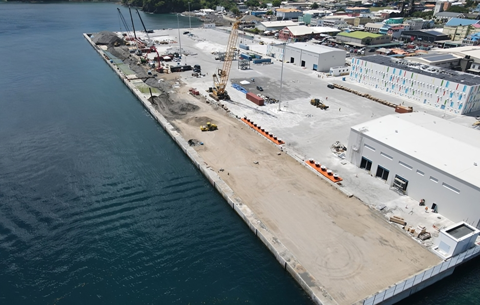New Kingstown Port Rapidly approaching completion