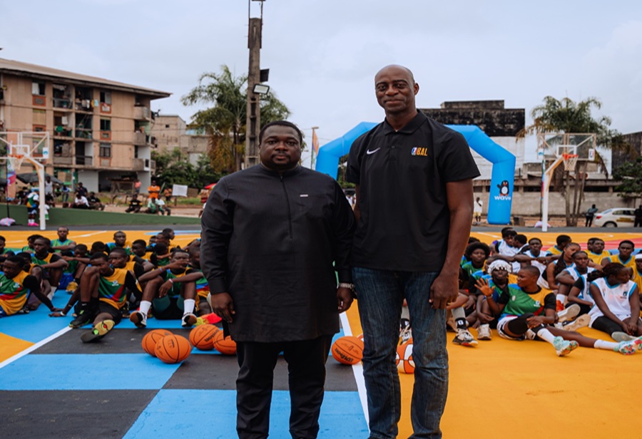 BAL, Wave Côte d’Ivoire unveil newly renovated basketball court in Abidjan