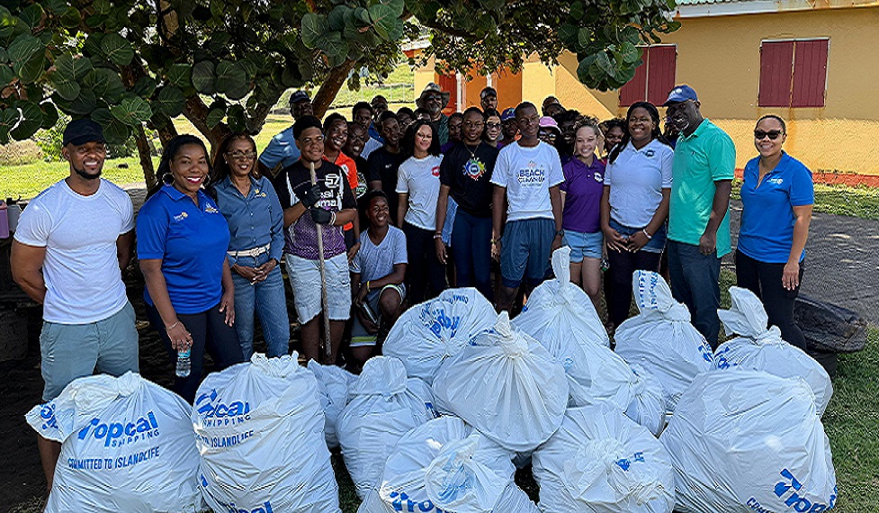 SVG interact clubs ‘carries out’ beach cleanup at Rawacou