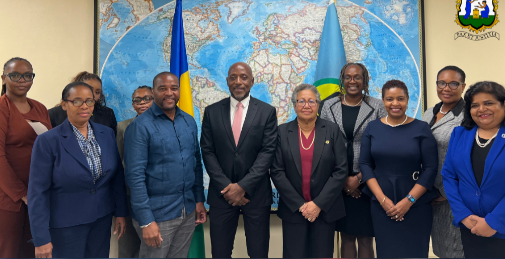 Minister Bramble holds meeting with CARICOM S.G