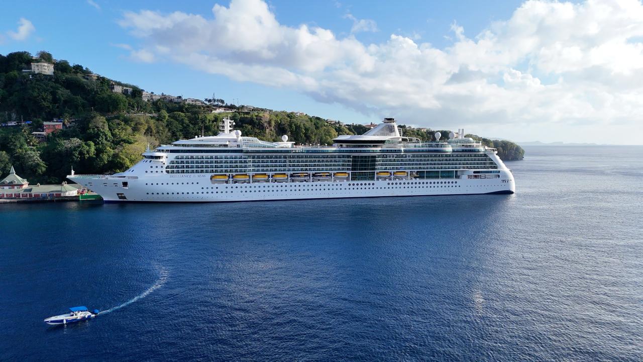Brilliance of the Seas makes inaugural call to SVG