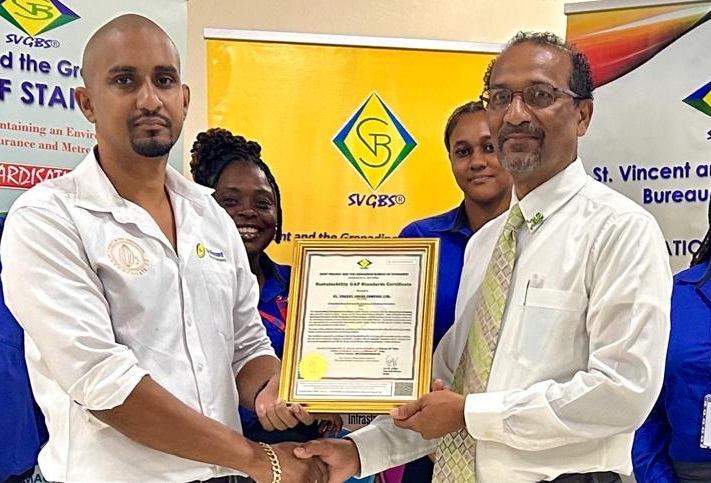 SVG Cocoa company earns sustainability certification