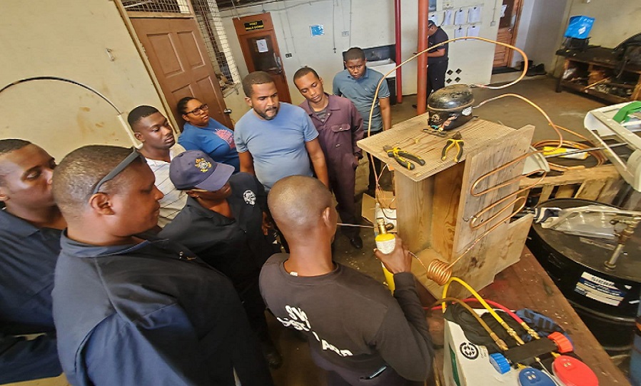 Police, Coast Guard boost technical skills with A/C, refrigeration course