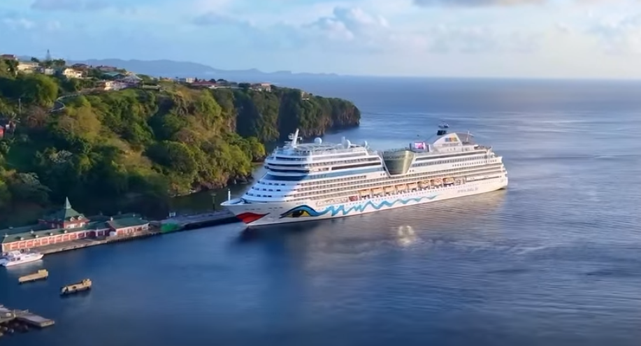 SVG Welcomes Inaugural AIDA Sol Cruise Ship