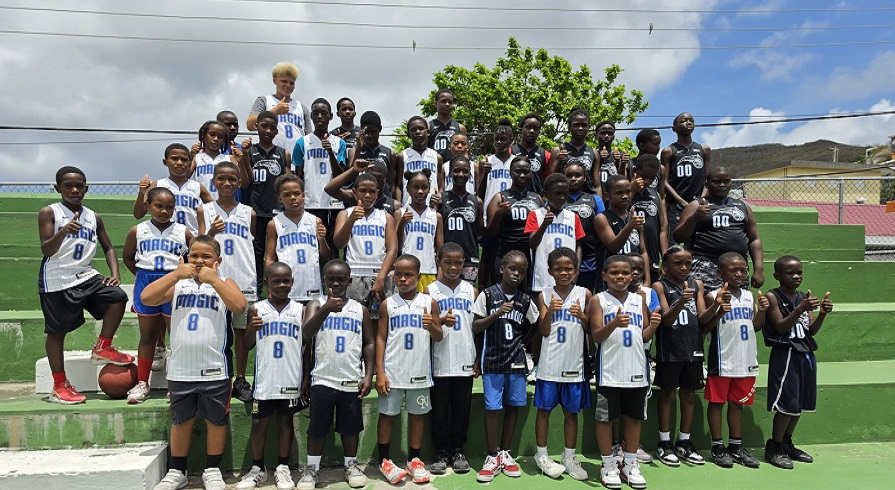 Over 55 kids hoop it up at Bequia’s first youth basketball clinic in years