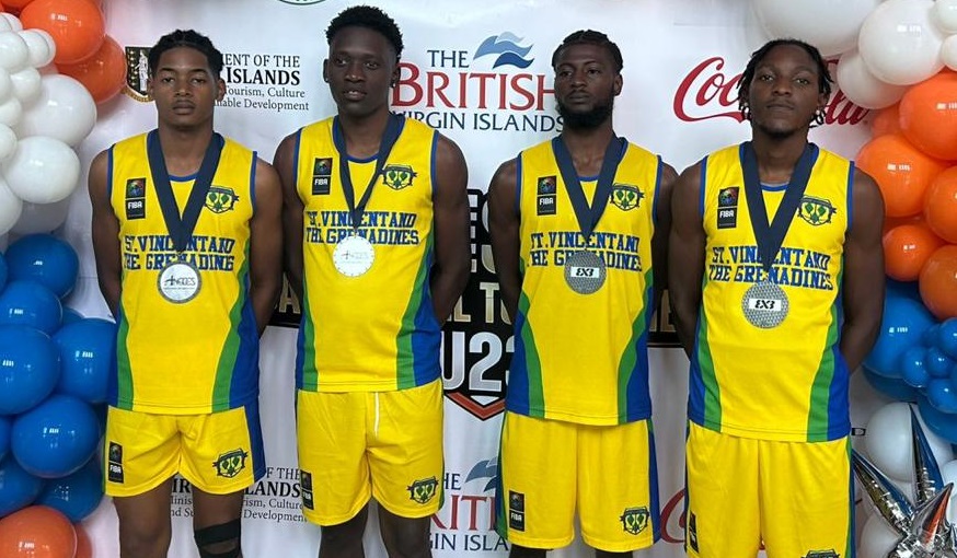 Team SVG takes second at basketball tournament in Tortola