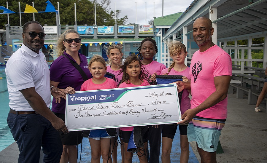Tropical Shipping invests in youth swimming development