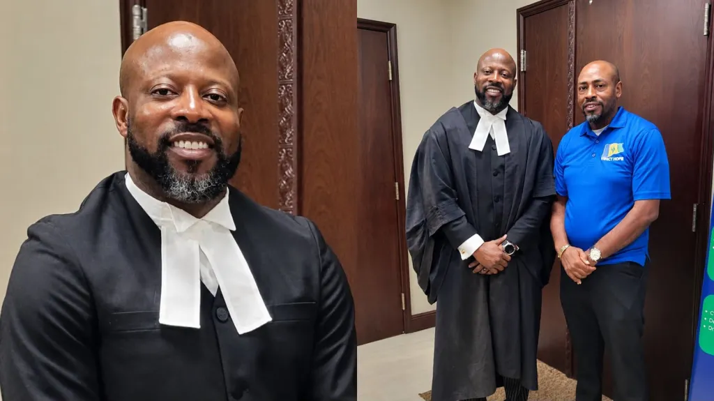 Ex MP Carlos James admitted to the Bar of the BVI