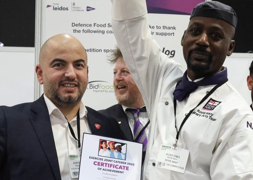 Vincy Chef Alexis Jones wins Navy’s top prize