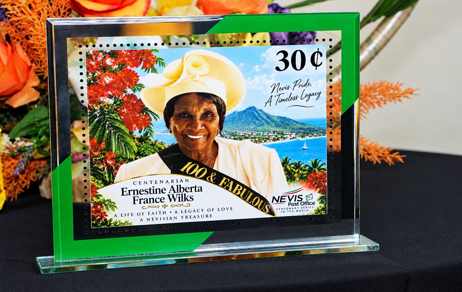 Nevis honours Ernestine Wilks with commemorative stamp